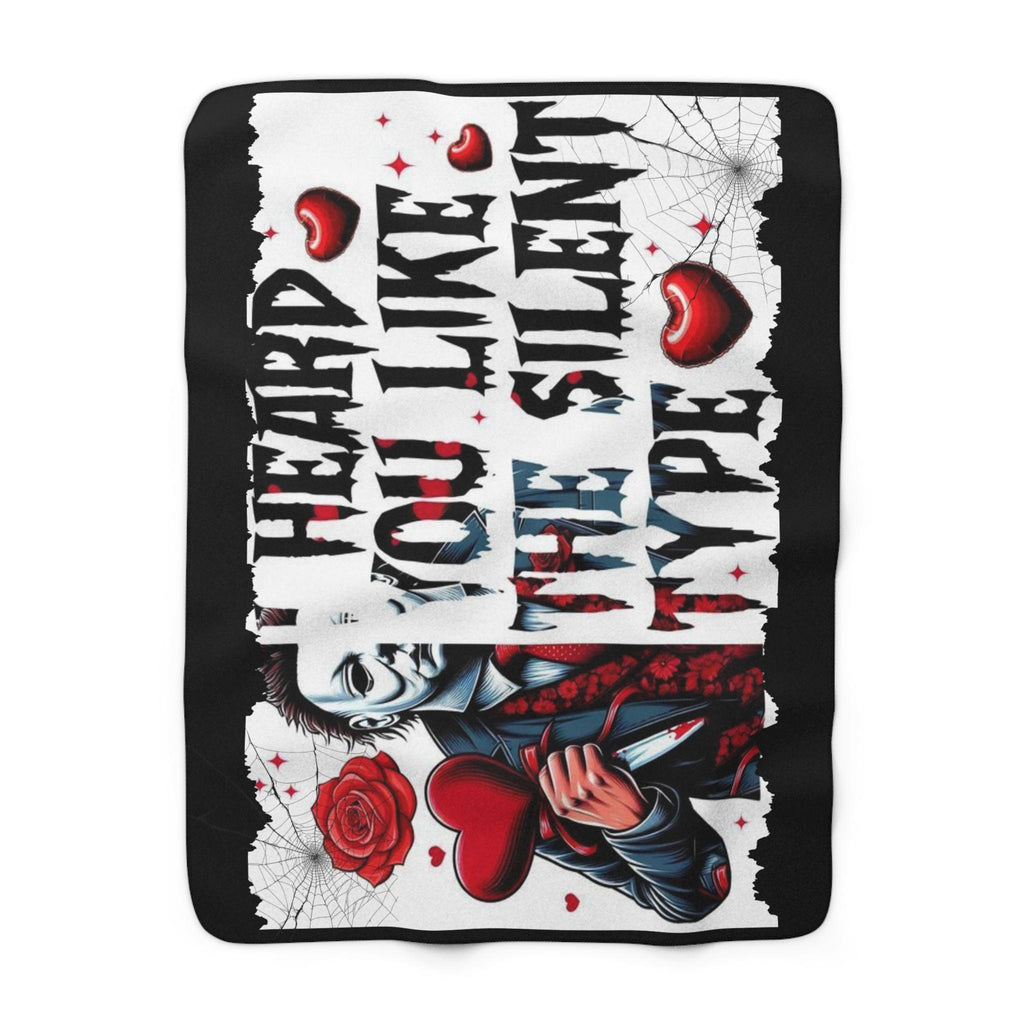 I Don't Play Well With Others Sherpa Fleece Blanket, Introvert Cozy Throw