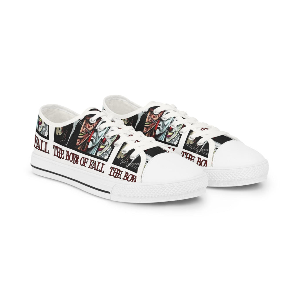 Boys of Fall Horror Movie Low Top Sneakers, Halloween Shoes