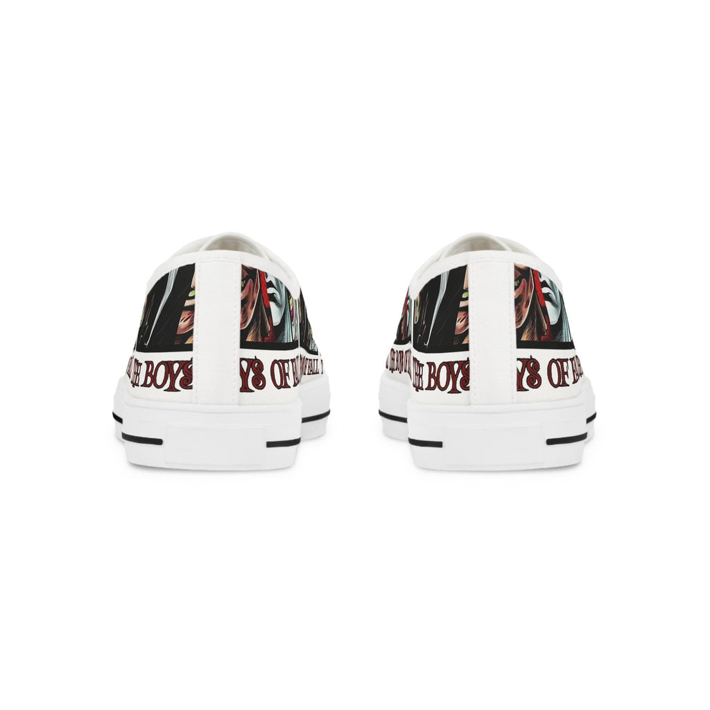 Boys of Fall Horror Movie Low Top Sneakers, Halloween Shoes