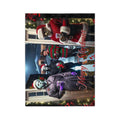 Merry Slashmas Horror Movie Fleece Blanket, Halloween Christmas Gift
