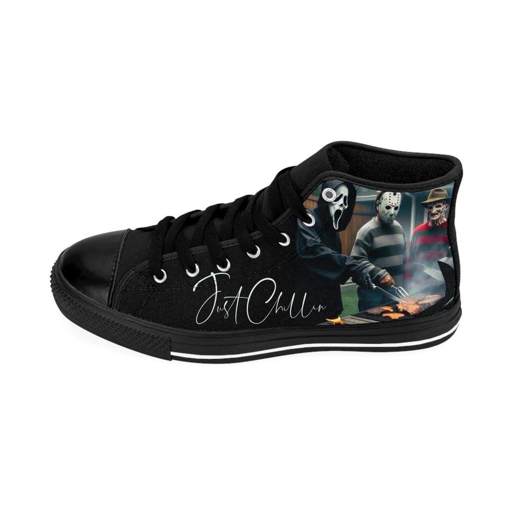 Legends of Horror High Top Sneakers: Halloween Festive Footwear