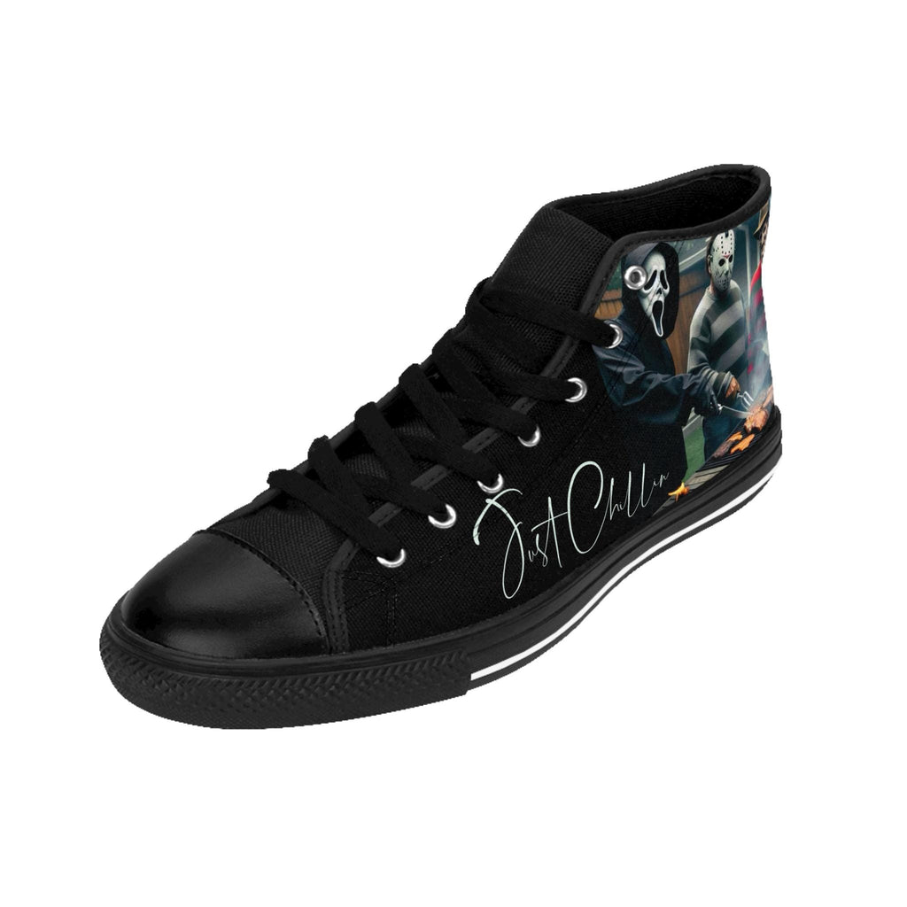 Legends of Horror High Top Sneakers: Halloween Festive Footwear