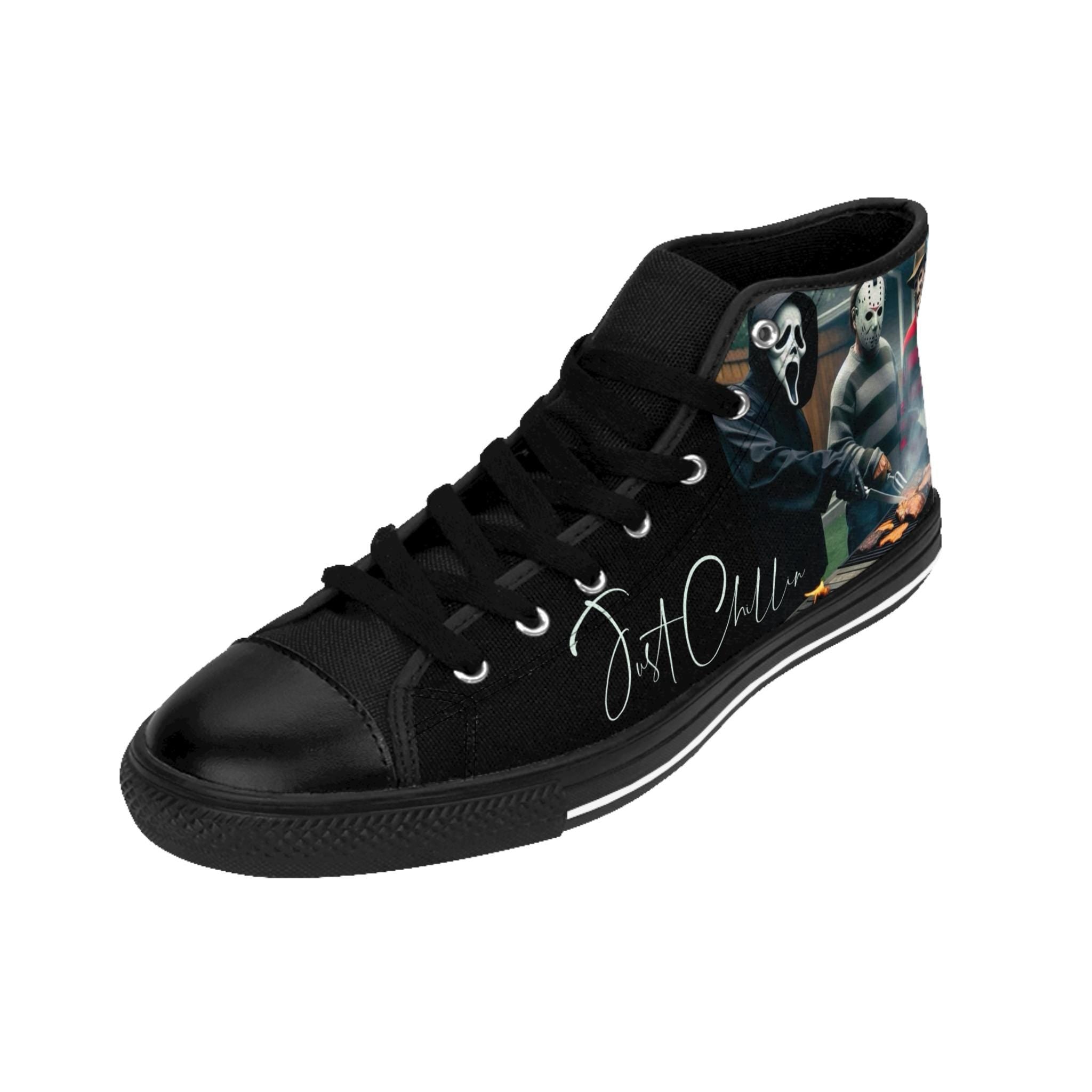 Legends of Horror High Top Sneakers: Halloween Festive Footwear
