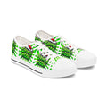 Grinch Mode Canvas Sneakers: Gothic Christmas Streetwear