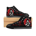Freddy Kreuger High Top Sneakers, Horror Movie Footwear, Halloween Shoes