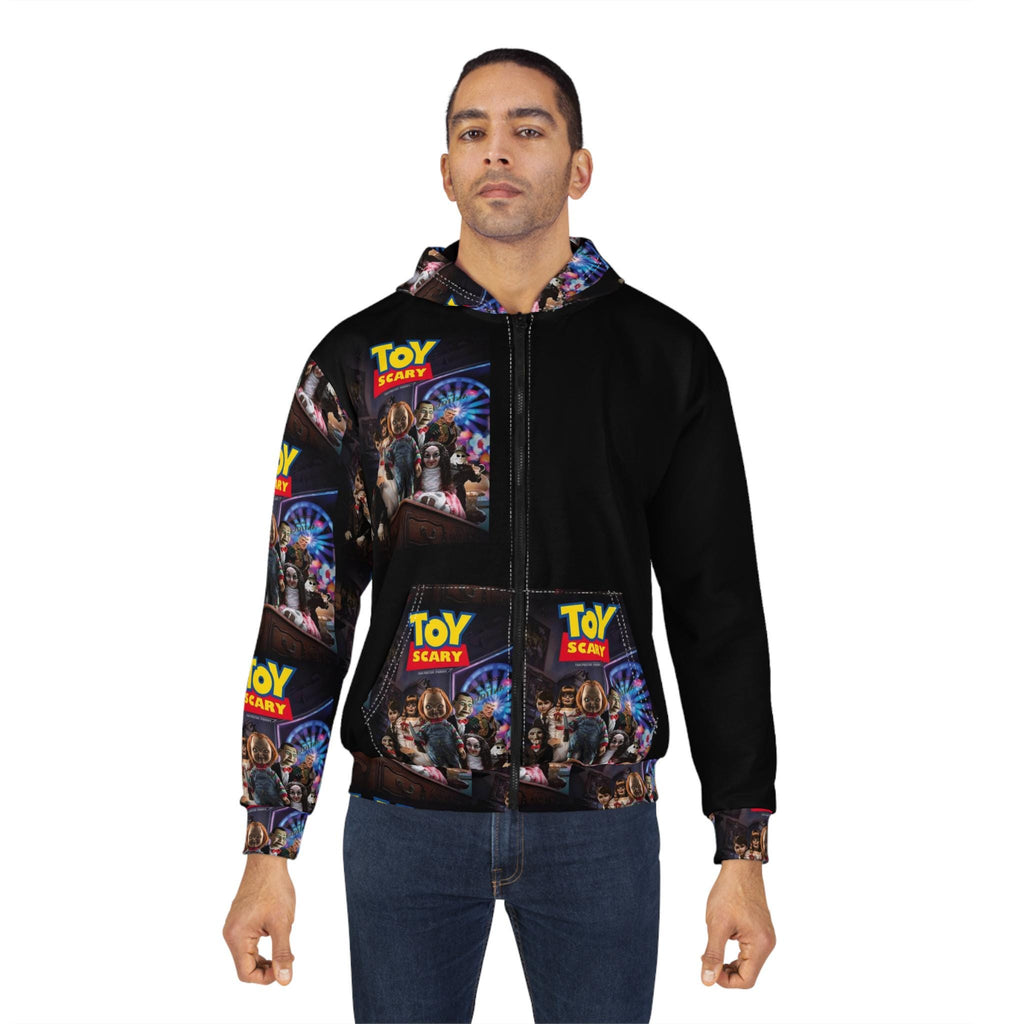 Toy Scary Parody Zip Hoodie - Halloween Horror Movie Sweatshirt