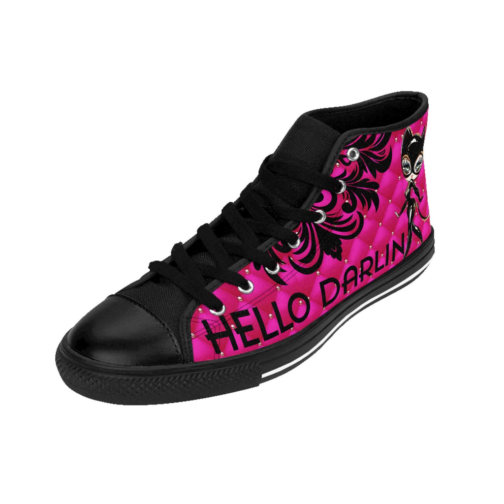 Pink Kitty, Hello Darlin, Women's Shoes, Casual Flats, Fashion Footwear Sneakers