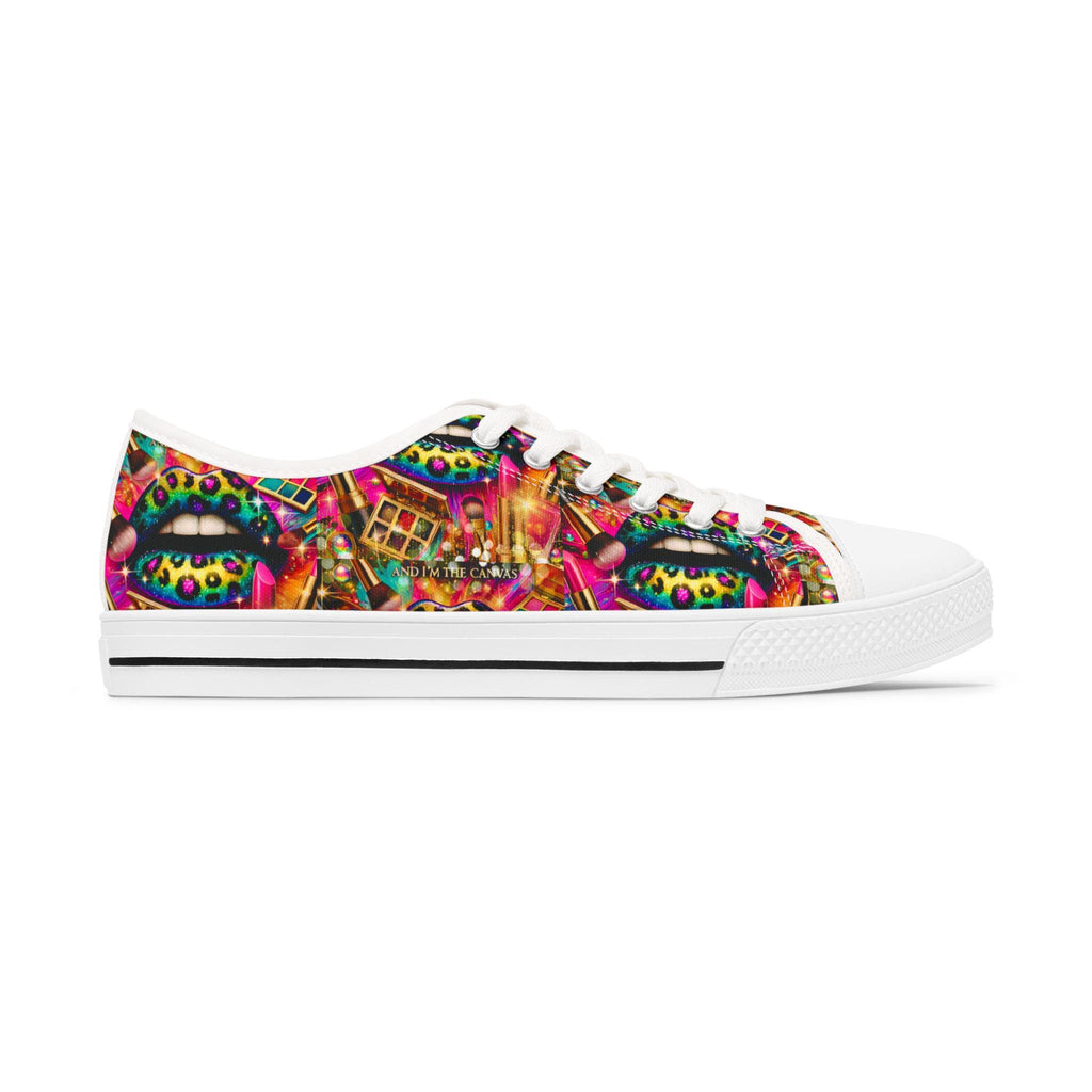 Colorful Makeup Artist Sneakers, Fashion Footwear Gift