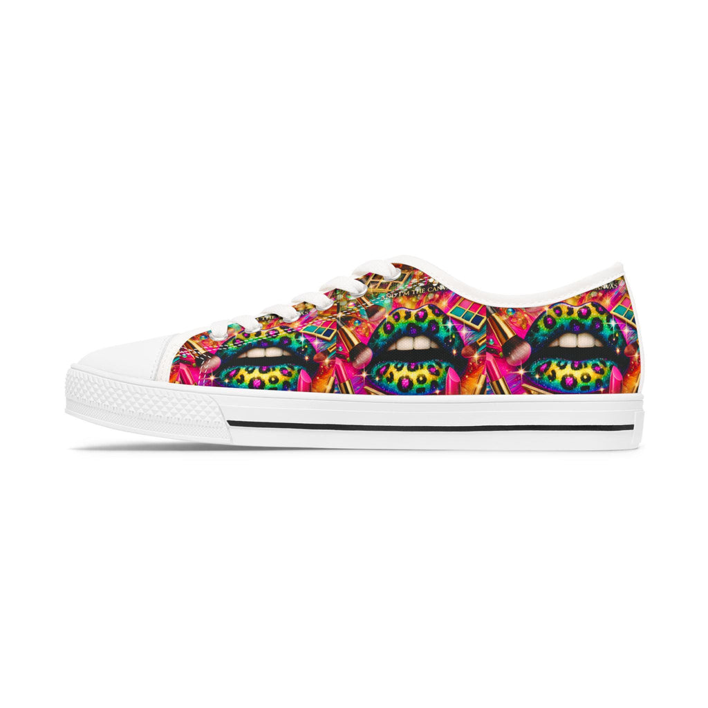 Colorful Makeup Artist Sneakers, Fashion Footwear Gift