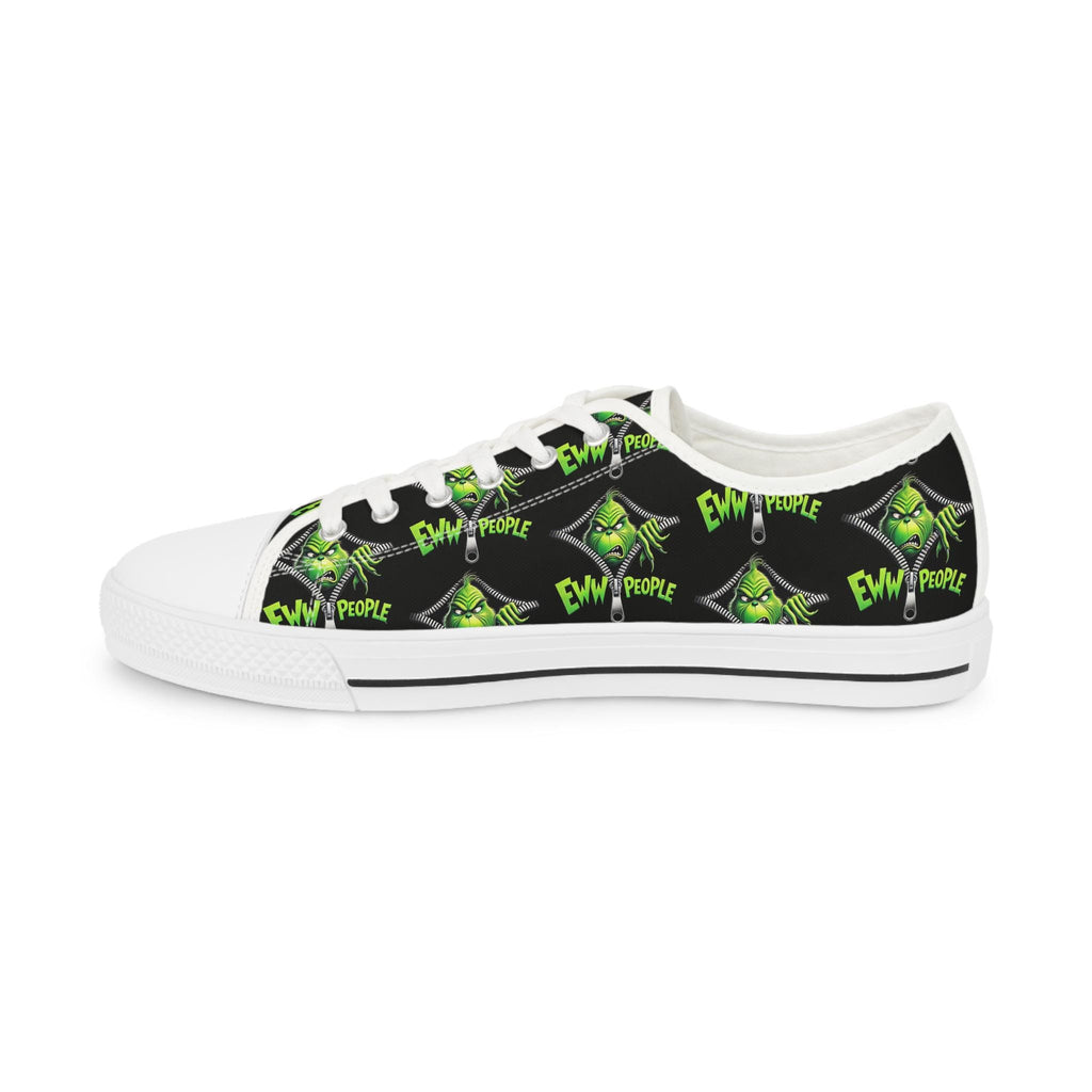 Eww People Grinch Men's Low Top Sneakers