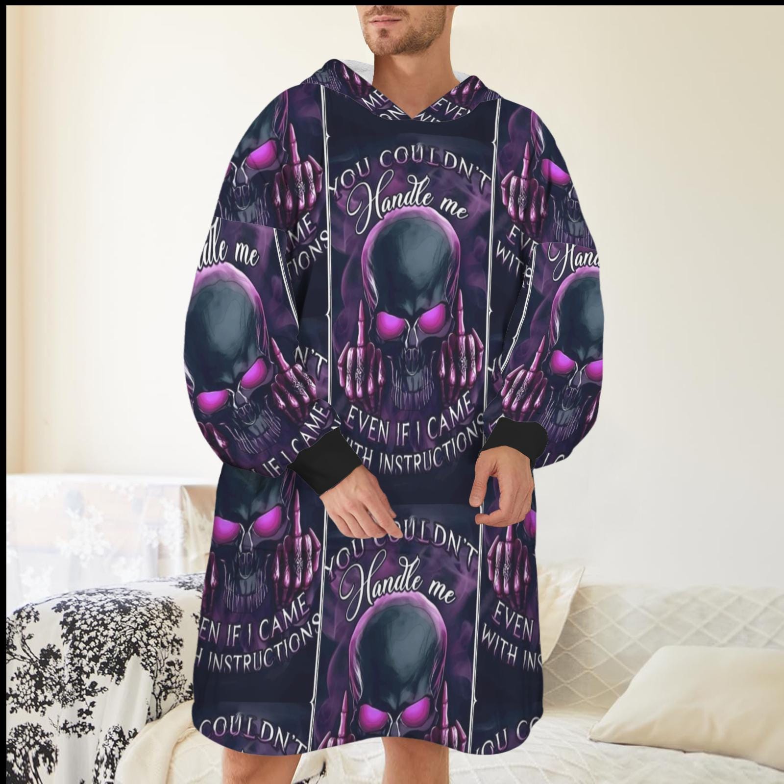 You couldn't Handle Me Blanket Pullover