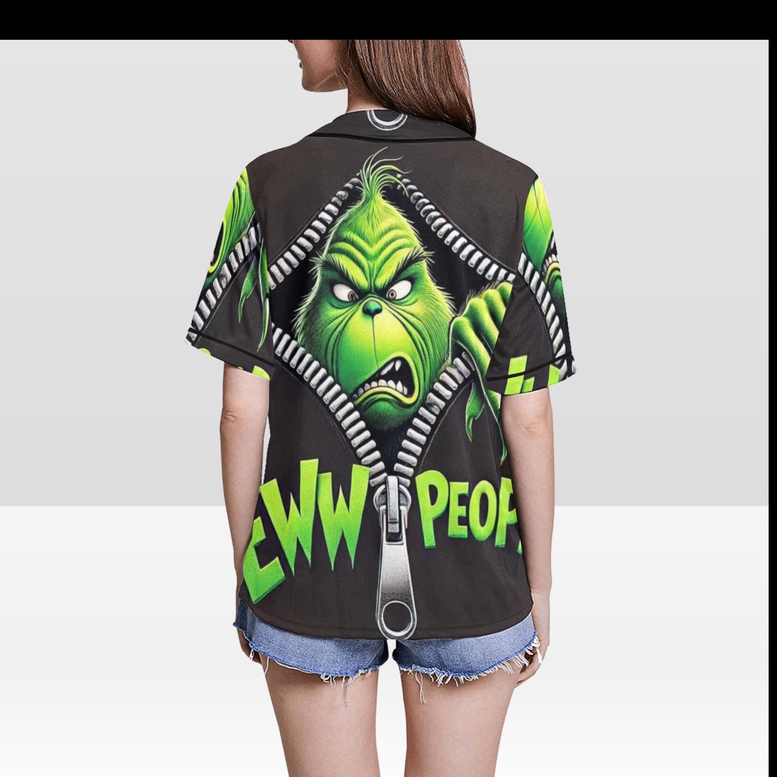 Eww People Grinch Baseball Jersey Christmas Gift,