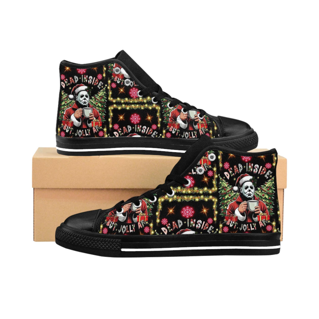 Michael Myers Christmas Sneakers, Horror Movie Holiday Shoes