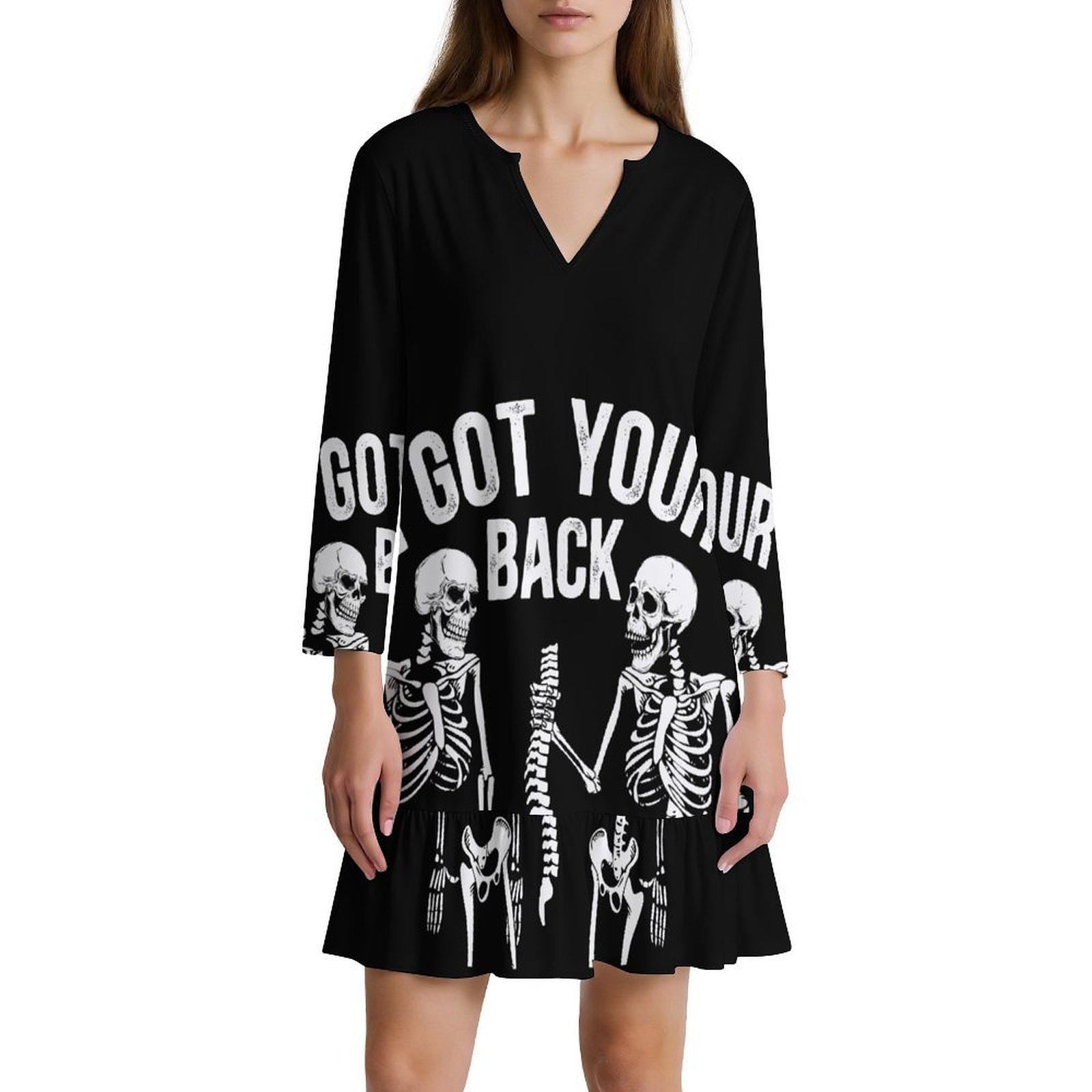 2XL I Got Your Back Mini Dress Shirt