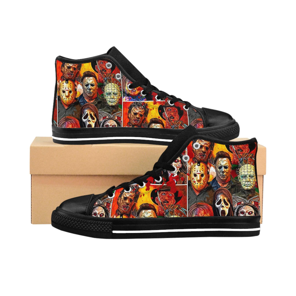 Horror Movie Slashers Canvas Sneakers, Halloween Fashion