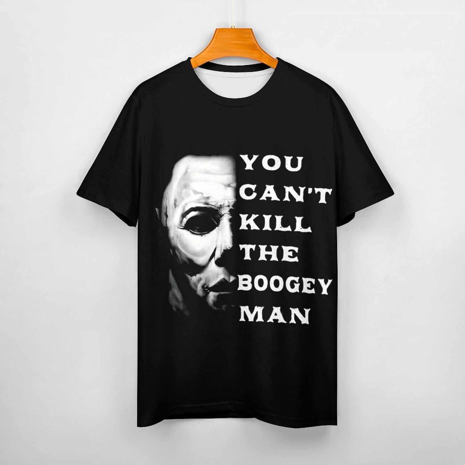 Can’t Kill The Boogeyman Michael Myers Men’s Fitted T-Shirt | Gender Neutral Horror Tee