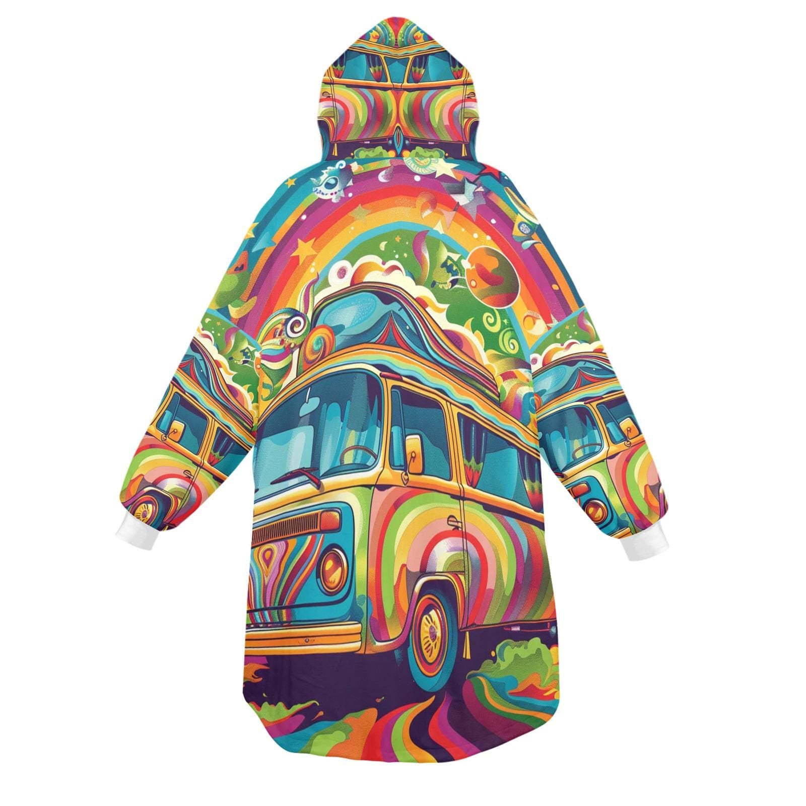 Feelin Groovy Wearable Blanket Hoodie