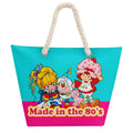 80s Nostalgia Tote Bag • Hemp Strawberry Shortcake & Rainbow Brite