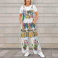 Plus Size Autism Jumpsuit Overalls S-5XL