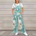 Turquoise Shabby Countrygirl Farmhouse Style Jumpsuit Overalls S-5XL