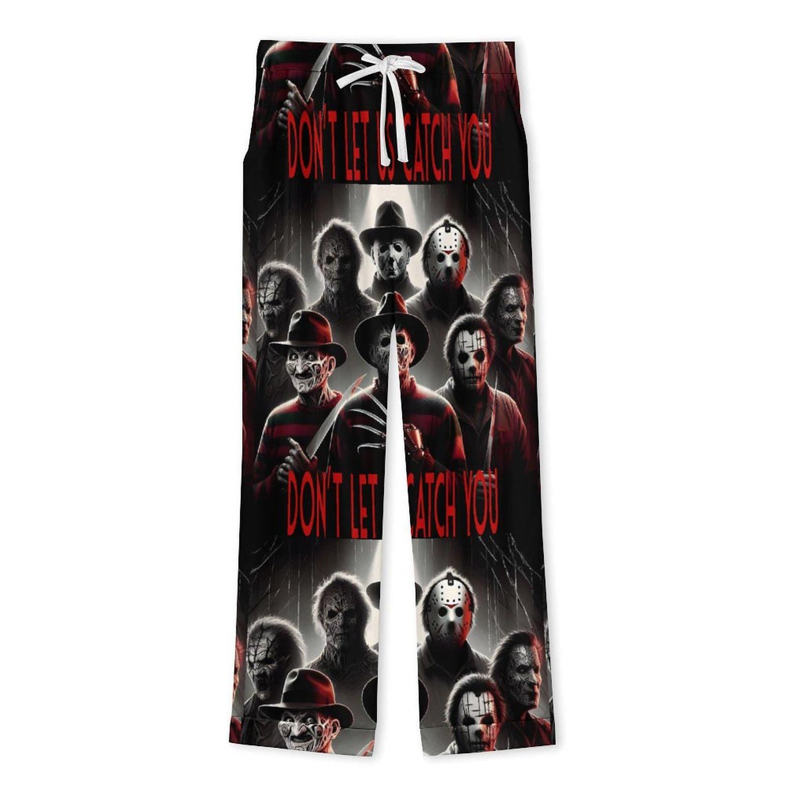Horror Classic Unisex 2-Piece Pajama Set | Iconic Slasher Loungewear | Sleepwear Horror Fans Small 2XL