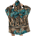 Plus Size Rustic Mama Western Style Wearable Blanket Pullover Cozy Oversized Hoodie Size