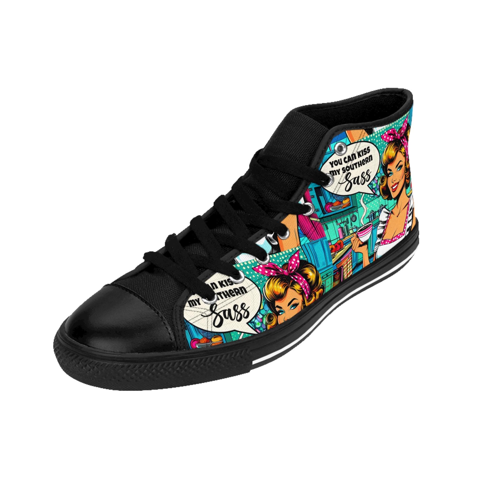 Kiss My Southern Sass Sneakers | Women's Classic Sneakers