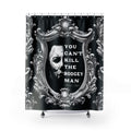 Michael Myers You Can't Kill the Boogeyman Shower Curtain | Ornate Black Silver Frame