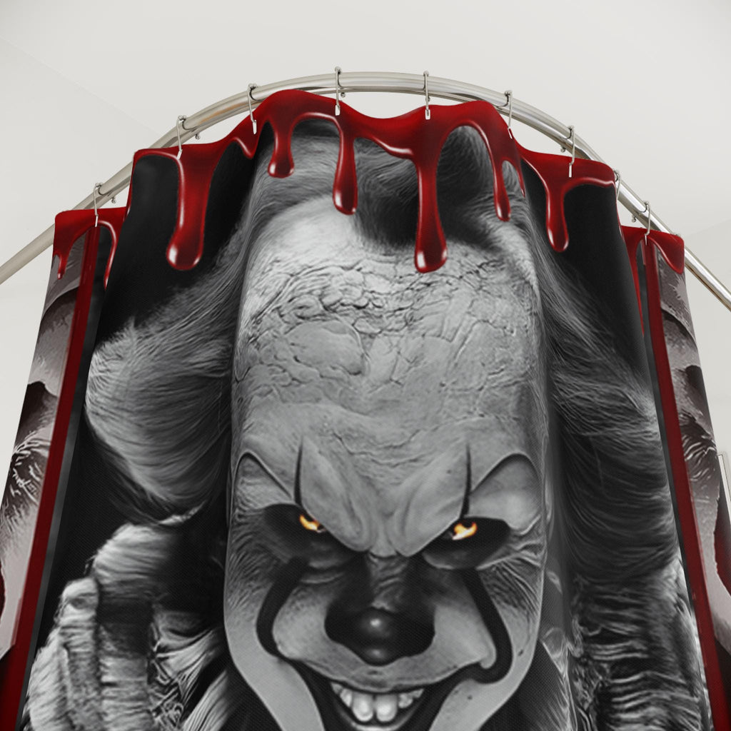 Welcome to Derry Series Collectible Shower Curtain | Horror Stephen King Pennywise