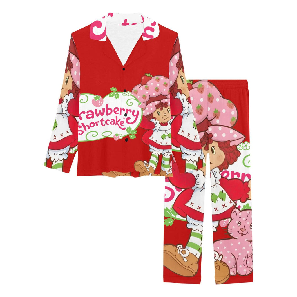 Plus Size Strawberry Shortcake Retro 2Piece Pajama Loungewear Small- 5XL