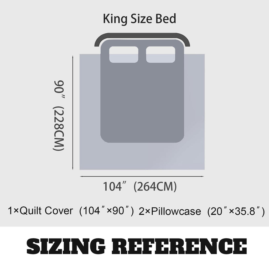 Retro Horror Movie Friends Duvet Cover Set – Customizable Bedding