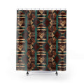 Western Farmhouse Shower Curtain | Rustic Prairie Bathroom Decor