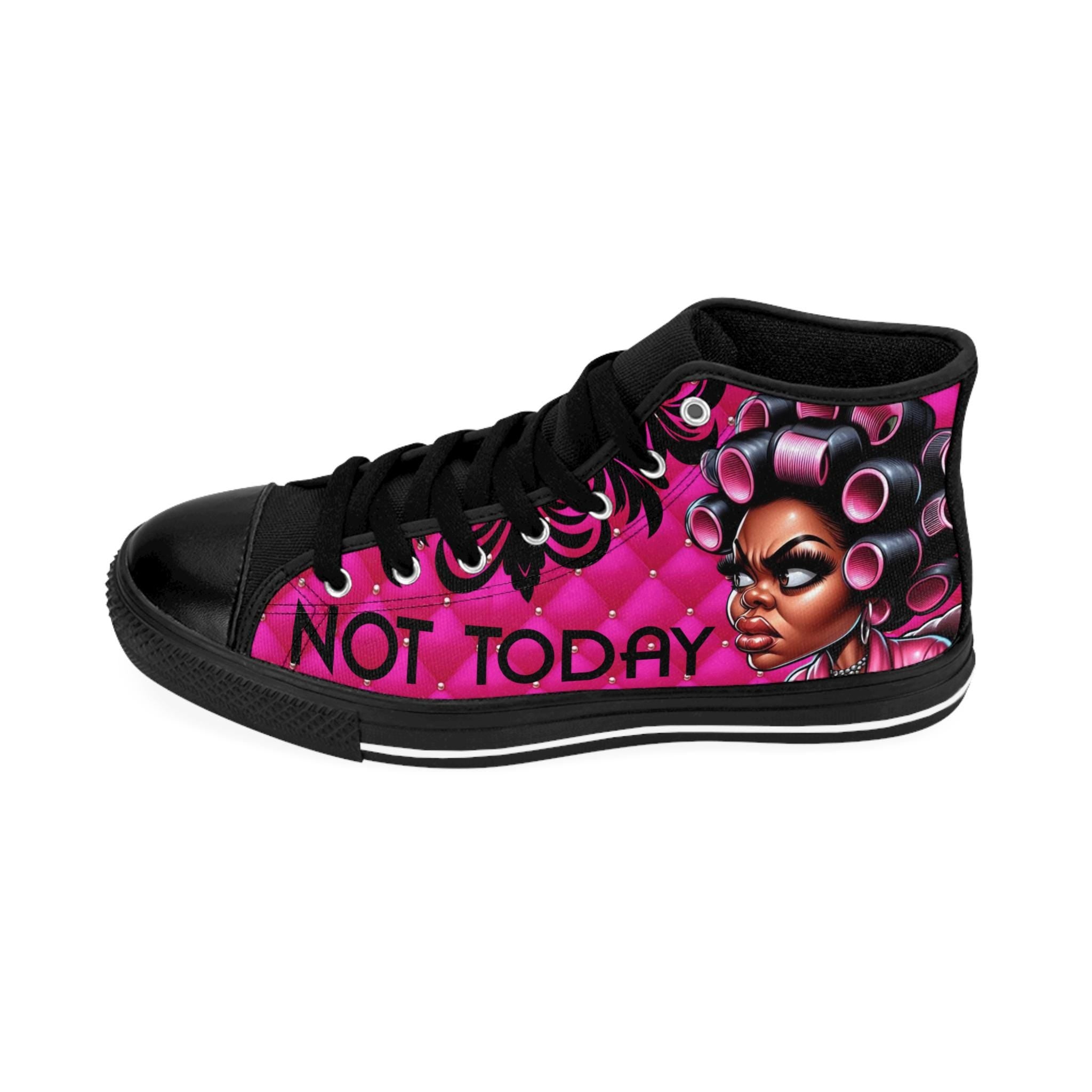Not Today Nosey Sarcastic Sneakers | Women's Classic Sneakers